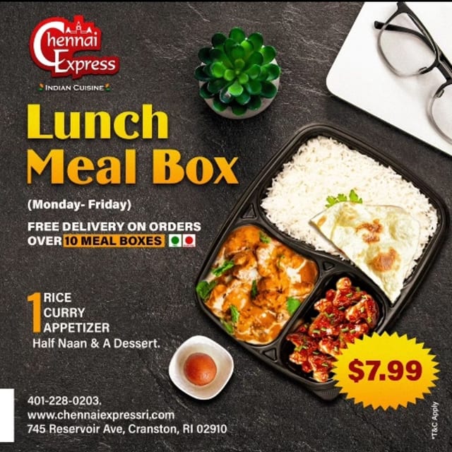 Veg meal box.