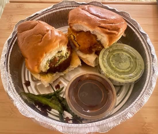 Vada pav.