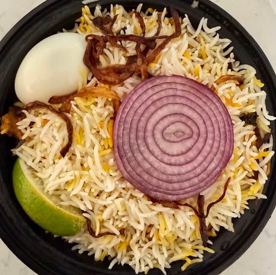 Chennai Special Chicken Biryani.